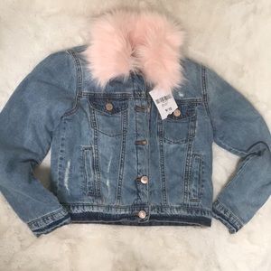 NWT girls denim jacket!